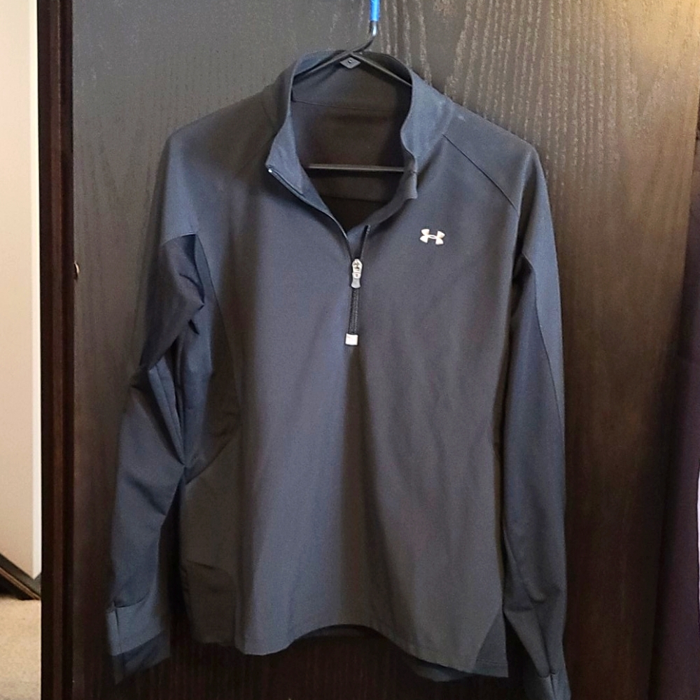 UA Running mid-weight Jacket 1/4 zip